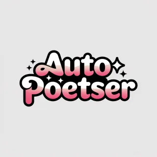 Logo concept for autopoetser.be