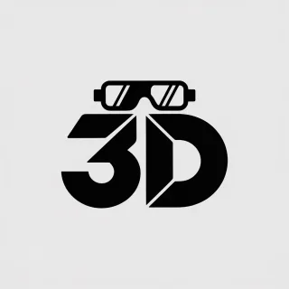 Logo concept for 3d.fr