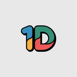 Logo concept for 1d.se