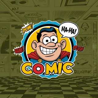 Logo concept for comic.nl