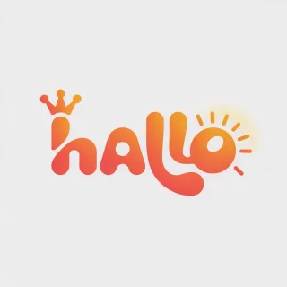 Logo concept for hallo.es