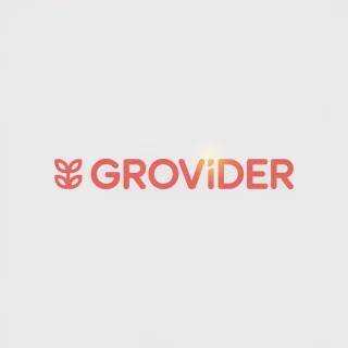 Logo concept for grovider.com