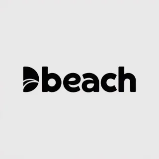 Logo concept for beach.be